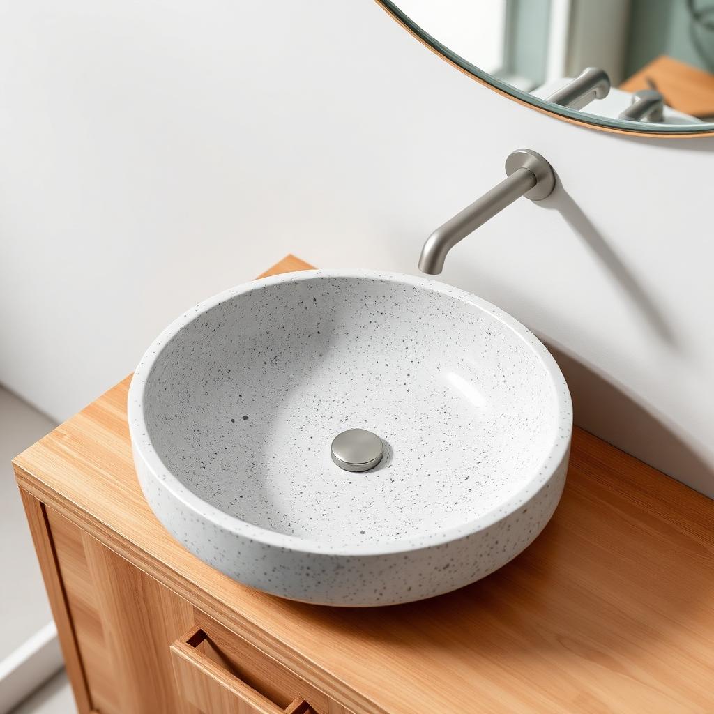 Terrazzo Vessel Basin